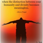 humanity and divinity